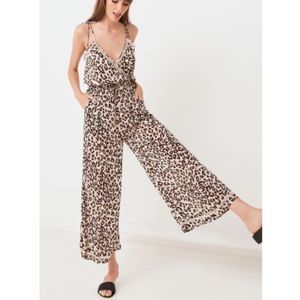 NWT Spell & The Gypsy Bodhi Leopard Print Jumpsuit